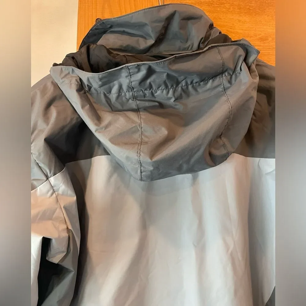 Men's Columbia Bugaboo Fleece Interchange Jacket Gray/Black Size Large